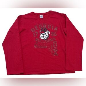 Creative Apparel University Of Georgia Bulldogs 1785 Men’s Red Graphic Tee 2XL